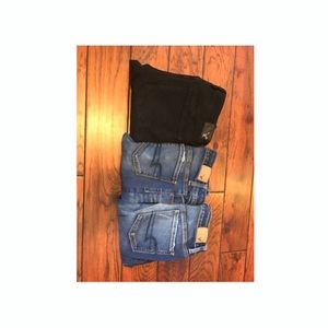 Bundle of 3 pairs of AEO skinny jeans